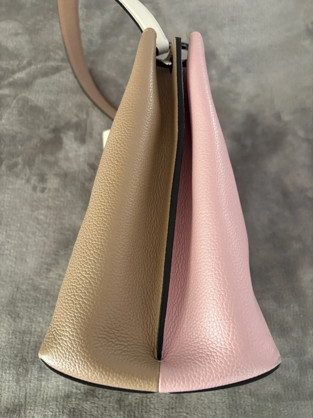 Coach  Charlie Bucket Colorblock‎ Pink Leather Shoulder Bag - Structured Tote
